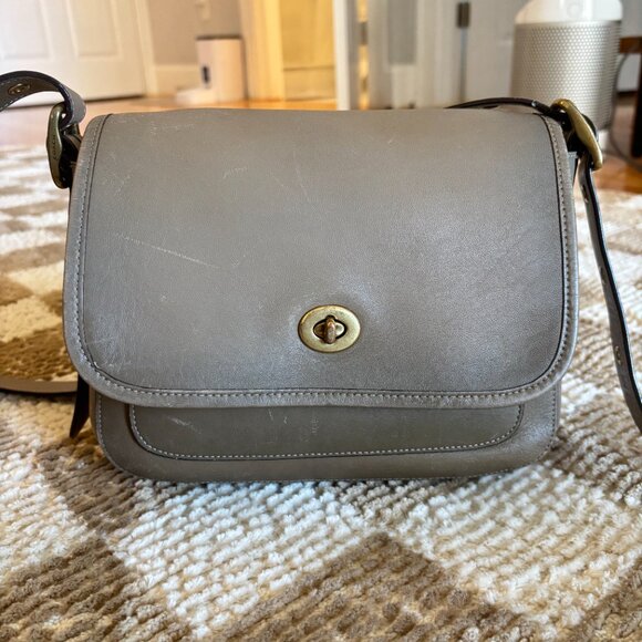 Coach Rambler Leather Crossbody Bag – Dark Stone – Limited Edition (201 - Picture 2 of 13